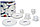 Cтоловый сервиз Luminarc Cadix 38 предметов на 6 персон, фото 3