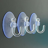 Присоски силиконовые с крючком 10 шт, фото 2