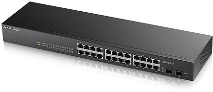 ZyXEL GS1900-24E-EU0101F Smart коммутатор GS1900-24E, 24xGE, настольный, бесшумный
