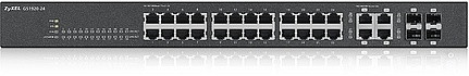 Zyxel GS1920-24 коммутатор Gigabit Ethernet с 24 разъемами RJ-45 и 4 SFP-слотами совмещ с разъемами RJ-45 - фото 2 - id-p30450359