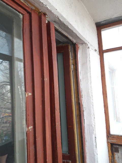 Остекление и обшивка балкона без утепления ул.Петрова 5 12