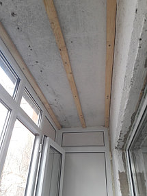 Остекление и обшивка балкона без утепления ул.Петрова 5 15