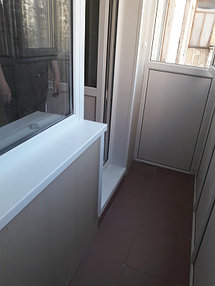 Остекление и обшивка балкона без утепления ул.Петрова 5 30