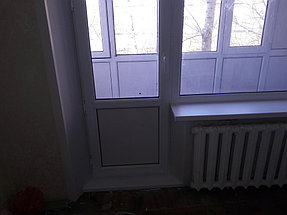 Остекление и обшивка балкона без утепления ул.Петрова 5 35