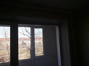 Остекление и обшивка балкона без утепления ул.Петрова 5 36