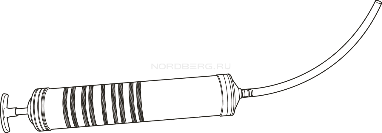 Шприц для заливки масла, 500 мл NORDBERG NО1050