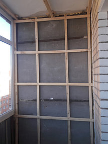 Переостекление и обшивка балкона с утеплением  ул. Майлина 29 13