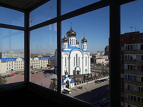 Переостекление и обшивка балкона с утеплением  ул. Майлина 29 19