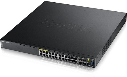 Zyxel XGS3700-24HP Управляемый High Power PoE-коммутатор L2+ Gigabit Ethernet