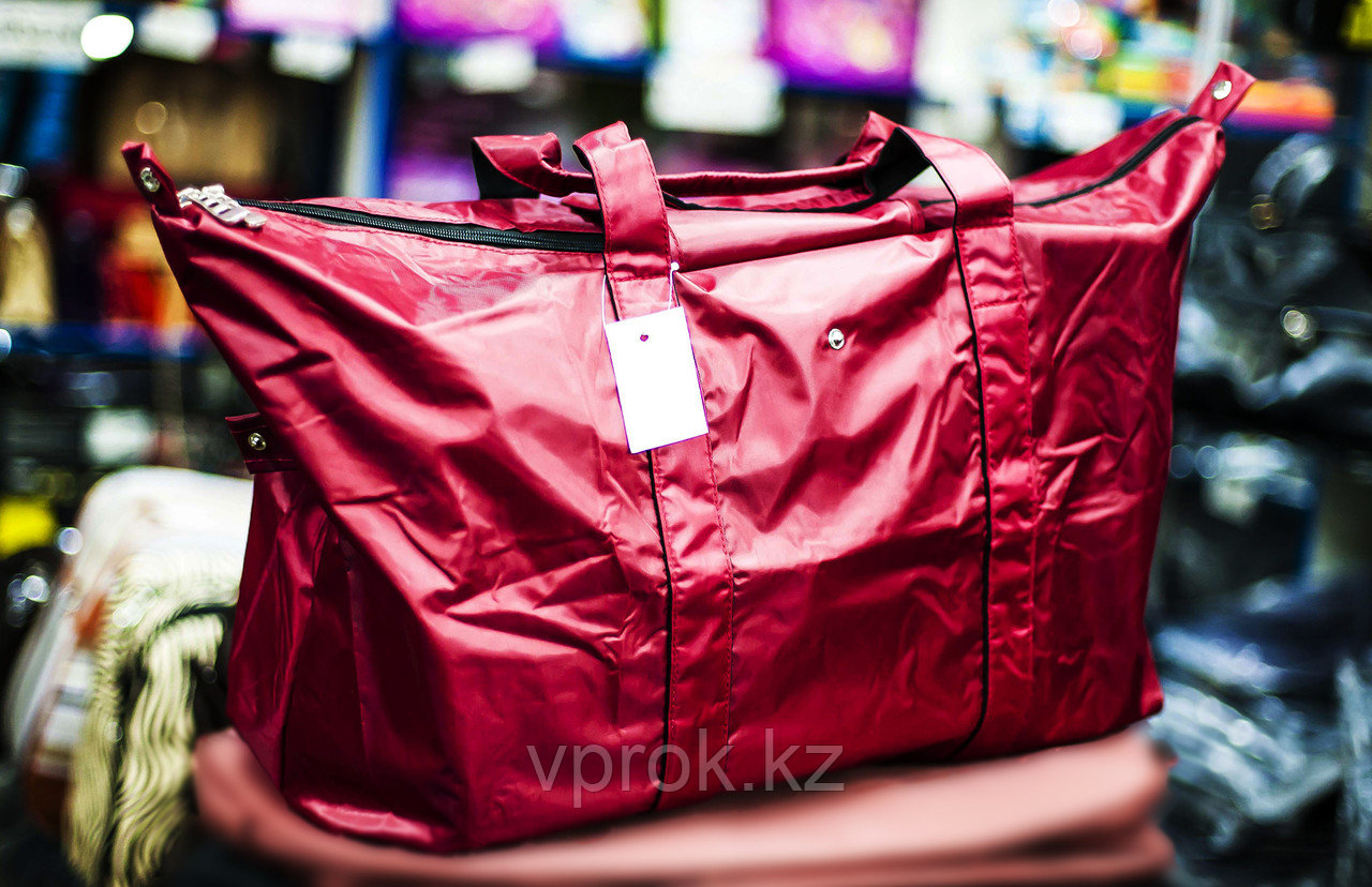 Хозяйственная складная сумка "CAMPUS", 60х22х35см (красная) - фото 1 - id-p30456141