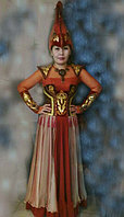 Танцевальное, стилизованное, казахское национальное платье в алматы