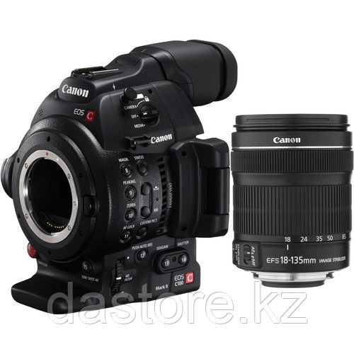 Canon EOS C100 MARK II + 18-135 STM Cinema камера EOS типа, версия MARK II с объективом