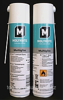 MOLYKOTE® Multigliss Spray дисперсия твёрдых смазок для удаления ржавчины, облегчения демонтажа и смазывания.