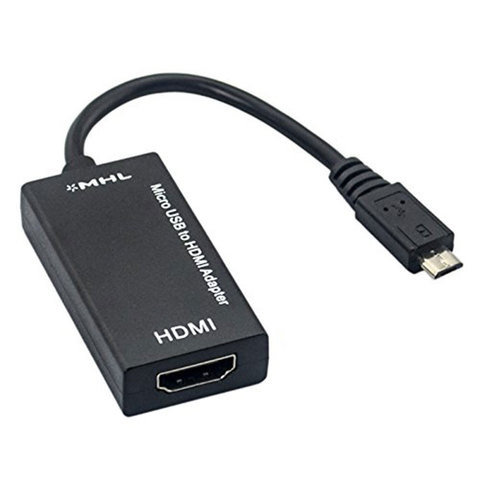 Переходник-адаптер MHL-HDMI для подключения смартфона к телевизору или  монитору (id 14106610)