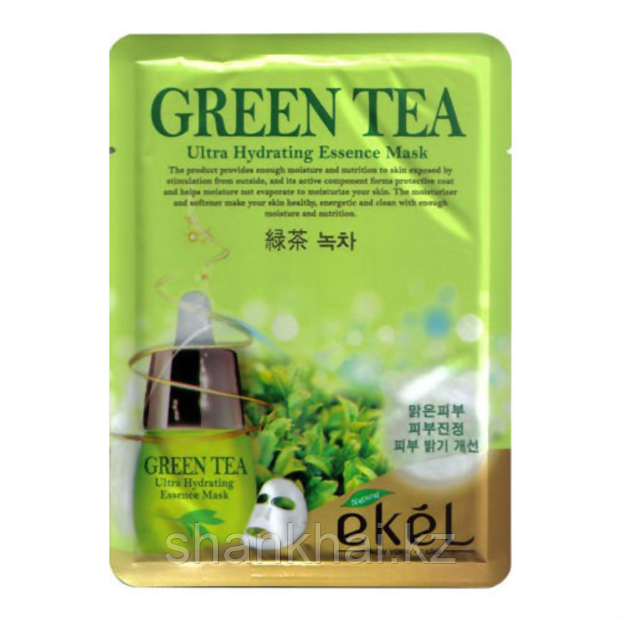 Маска для лица Ekel зеленый чай