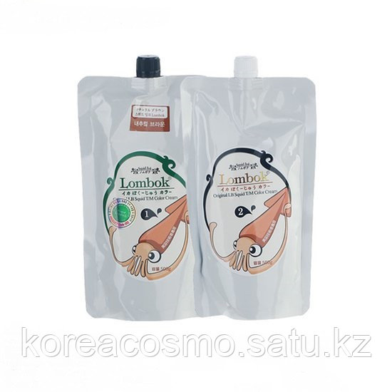 Восстанавливающая система ламинирования волос Lombok Original LB Squid Treatment Color Cream