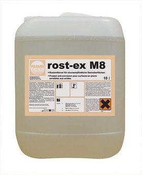 Удалитель ржавчины с каменных покрытий ROST-EX M8 1л (готовый раствор)