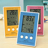 Цифровой гигрометр + термометр + часы (комнатный), фото 3