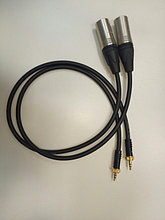 DaStore Products AIMJXM-005-P аудио кабель (XLR папа на MiniJack папа с закруткой), длина 0,5 метра