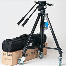 Штатив для видеокамер с колесиком Fotomate VT-7005D, фото 2