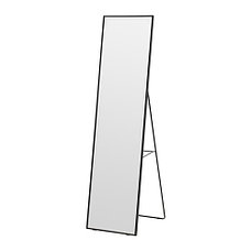 Зеркало напольное КАРМСУНД черный  ИКЕА, IKEA, фото 2