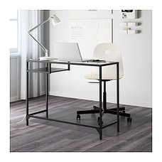 Стол для ноутбука ВИТШЁ черно-коричневый ИКЕА, IKEA, фото 3