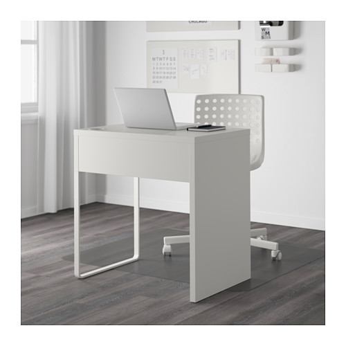 Стол письменный МИККЕ белый 73x50 см ИКЕА, IKEA - фото 3 - id-p7608674