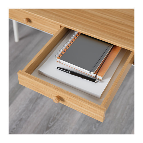 Письменный стол ЛИЛЛОСЕН бамбук 102x49 см ИКЕА, IKEA - фото 5 - id-p7672106