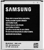 Заводской аккумулятор для Samsung Galaxy Grand 2 Duos SM-G7106 (EB-B220AC, 2600mAh)