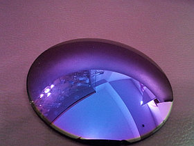 Линза  полимерная фиолетовая с зеркальным покрытием