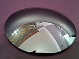 Линза  полимерная серебристая с зеркальным покрытием, фото 2