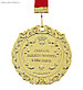 Медаль с лазерной гравировкой Комплимент "Золотой босс", фото 2