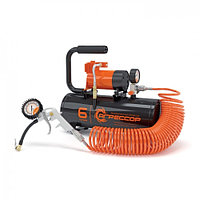 Цельнометаллический компрессор «Агрессор» с ресивером 6 л