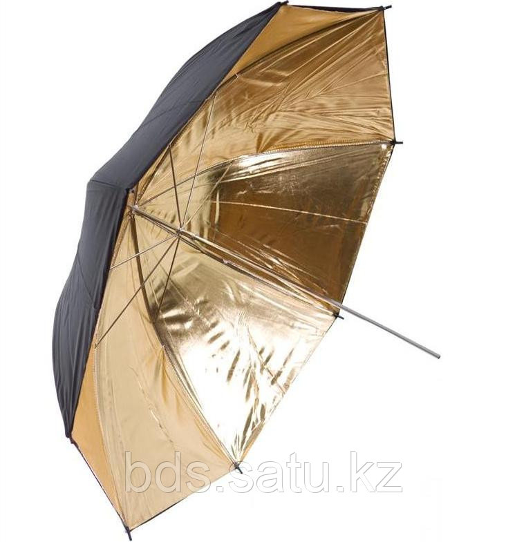 Зонт JINBEI 120 см чёрно-золотистый - фото 1 - id-p30992937