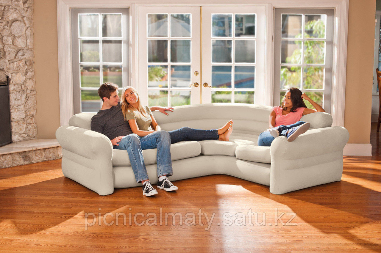 Надувной угловой диван Intex CORNER SOFA 68575