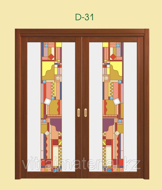 Витражи для межкомнатных дверей, D-31