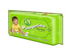 Pamperino №50 влажные салфетки детские с пластиковым клапаном