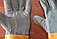 Перчатки спилковые комбинированные, толстый спилок, фото 5
