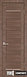 Дверь Сирена (мелинга белый ясень, малага черри кроскут), фото 4
