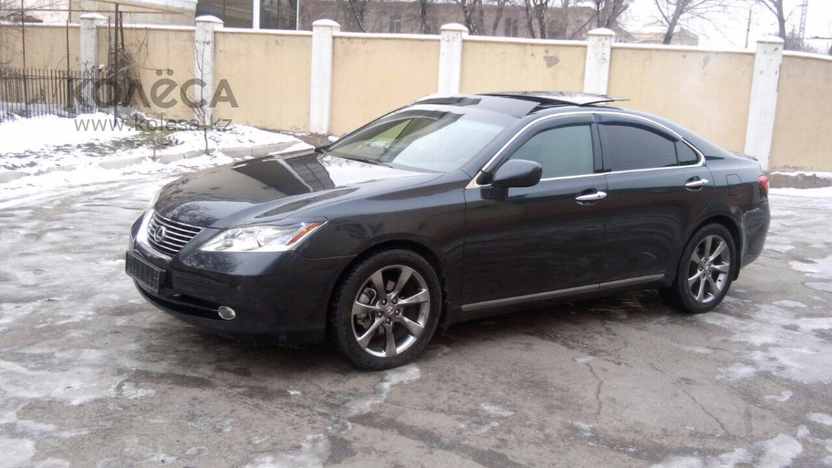 Ветровики ( дефлекторы окон ) Lexus ES 2007-2011 с хромированным молдингом - фото 2 - id-p28783938