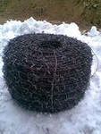 Проволока колючая чёрная