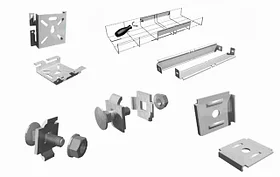 Аксессуары для проволочных лотков