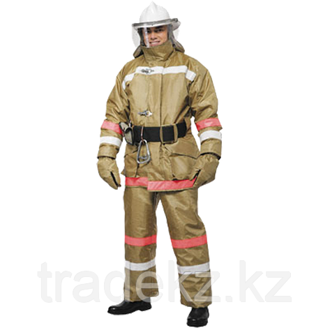 Боевая одежда пожарного для начальствующего состава БОП-1 «Пировитекс», горчич. цвет (штаны, куртка), фото 2