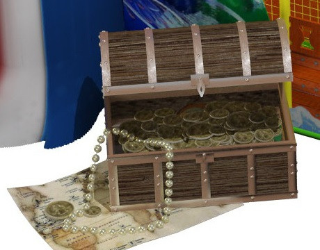 Декоративный элемент «СУНДУК ПИРАТА»