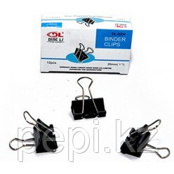 Зажим для бумаг 25мм Binder Clips.