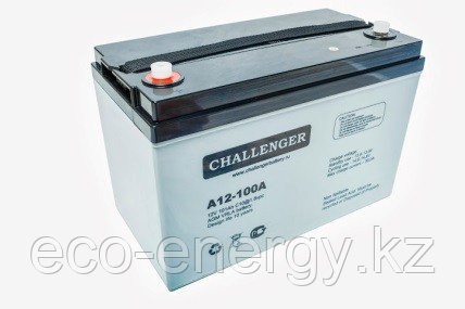 CHALLENGER A12-100A аккумулятор (АГМ). 100А/ч 12 Вольт