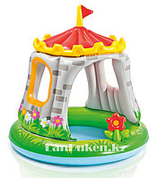 Детский надувной бассейн с навесом "Крепость" (122* 122 см) 57122