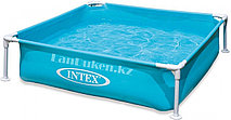 Каркасный детский бассейн "Mini Frame Pool Intex 57173" (122* 122* 30 см) голубой