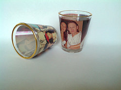 Фотопечать на рюмках (наших), любое изображение, лого, собственный дизайн