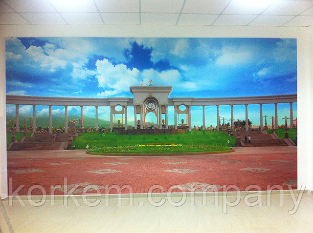 Печать фотообоеы на заказ в Алматы, изготовление фотообоев в Алматы - фото 4 - id-p286686